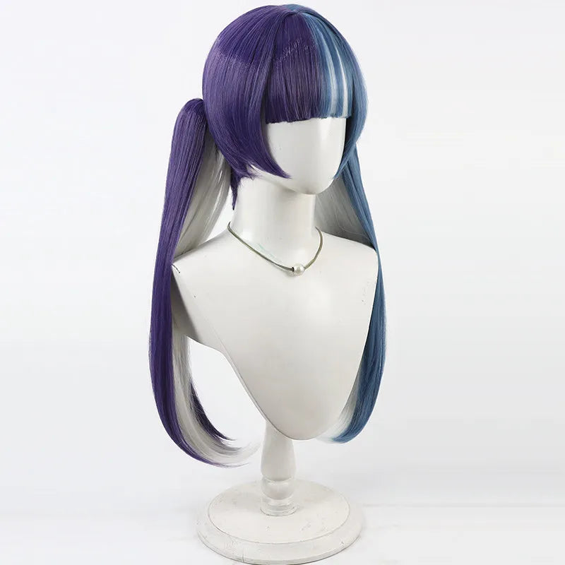 Persona5 The Phantom X Kano Ichigo Cosplay Wig Two Tone Stitched Style Synthetic Hair