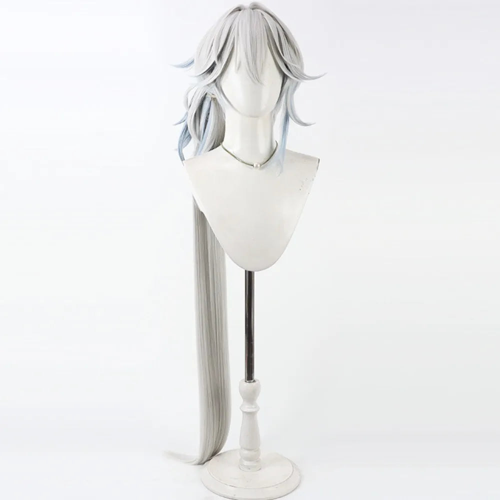 Honkai Star Rail Yao Guang Cosplay Wig Silver White Hair