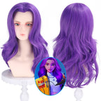 KPOP Lumi Demon Hunters Girl Group 60cm Mixed Purple Thick Cosplay Wig Straight Hair