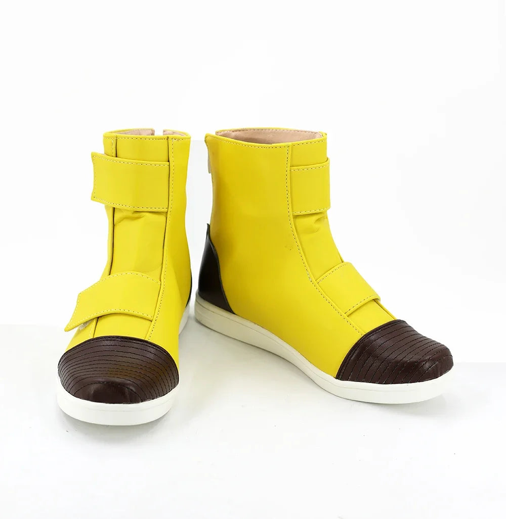 Dragon Ball Trunks Cosplay Boots Yellow Shoes Custom Made