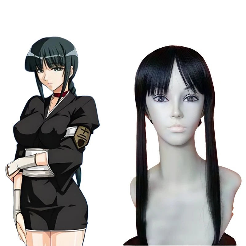 Ensemble complet de cosplay de Nemu Kurotsuchi (Bleach TYBW) : kimono de la Guerre Sanglante de Mille Ans, perruque, chaussures et brassard de vice-capitaine. 