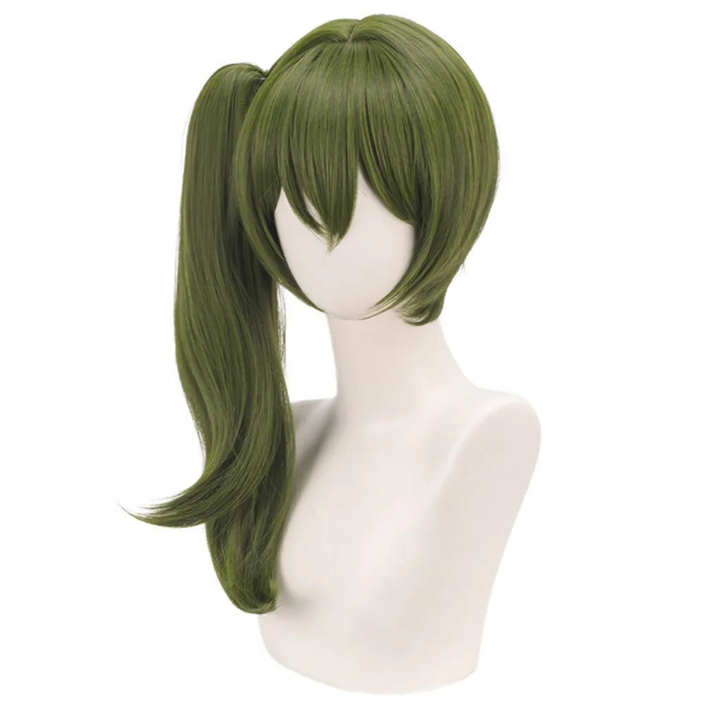 Frieren Funeral Yubel Cosplay Wig Green Long Anime Hair
