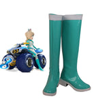 Mario Kart Princess Rosalina Cosplay Boots Green Shoes Custom Made