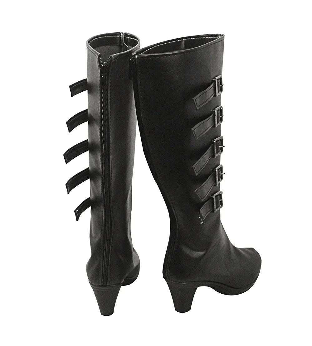 Arknights Specter Cosplay Boots Black High Heel Shoes