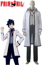 Fairy Tail Gray Fullbuster Cosplay Costume White Full Set