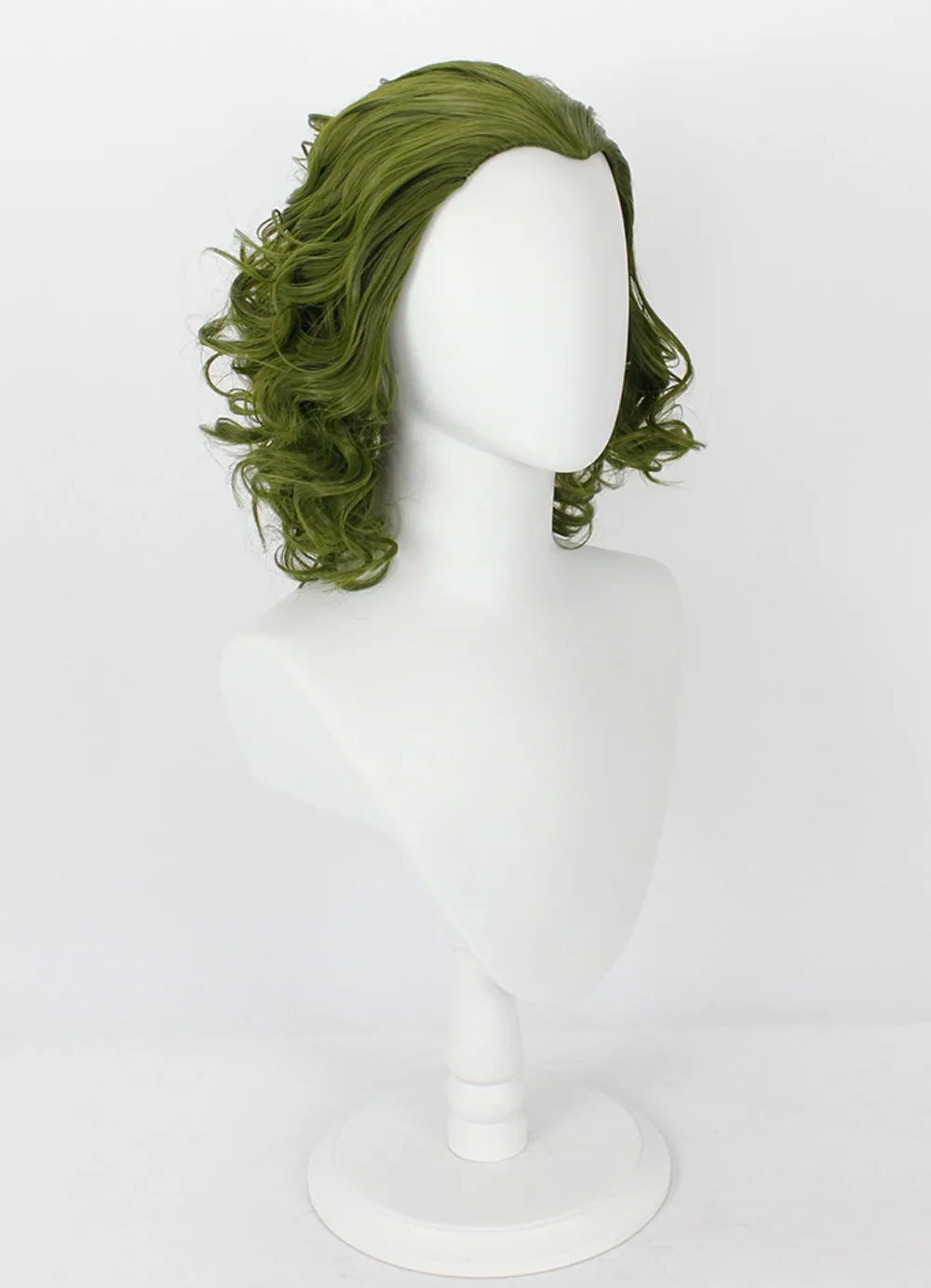 Arthur Fleck Joker Cosplay Wig Joaquin Phoenix Movie Green Slicked Back Hair