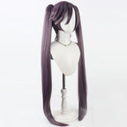 Bleach Saito Furofushi Cosplay Wig Detachable Ponytail Hair
