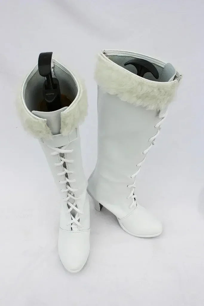 One Piece Nico Robin Cosplay Shoes White Boots