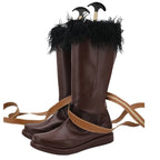 Assassin's Creed Eivor Varinsdottir Wolf-Kissed Cosplay Boots Brown Shoes