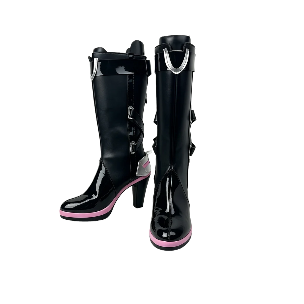 Arknights Endfield Laevatain Cosplay Boots Black Shoes Custom Made