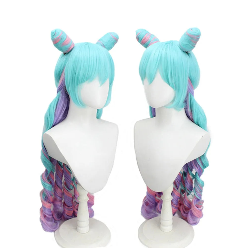 Fire Emblem Rosado Cosplay Wig Engage Small Curls Hair