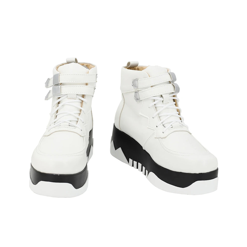 Chaussures de cosplay Zenless Zone Zero Komano Manato, bottes blanches personnalisées ZZZ