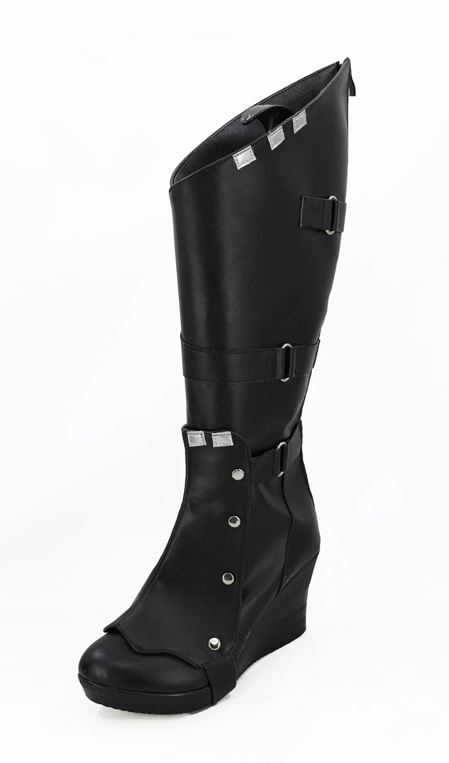 Guardians of the Galaxy Gamora Cosplay Boots Black Shoes Custom Made
