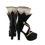 Sword Art Online ALO Asada Shino Cosplay Boots High Heel Black Sandals