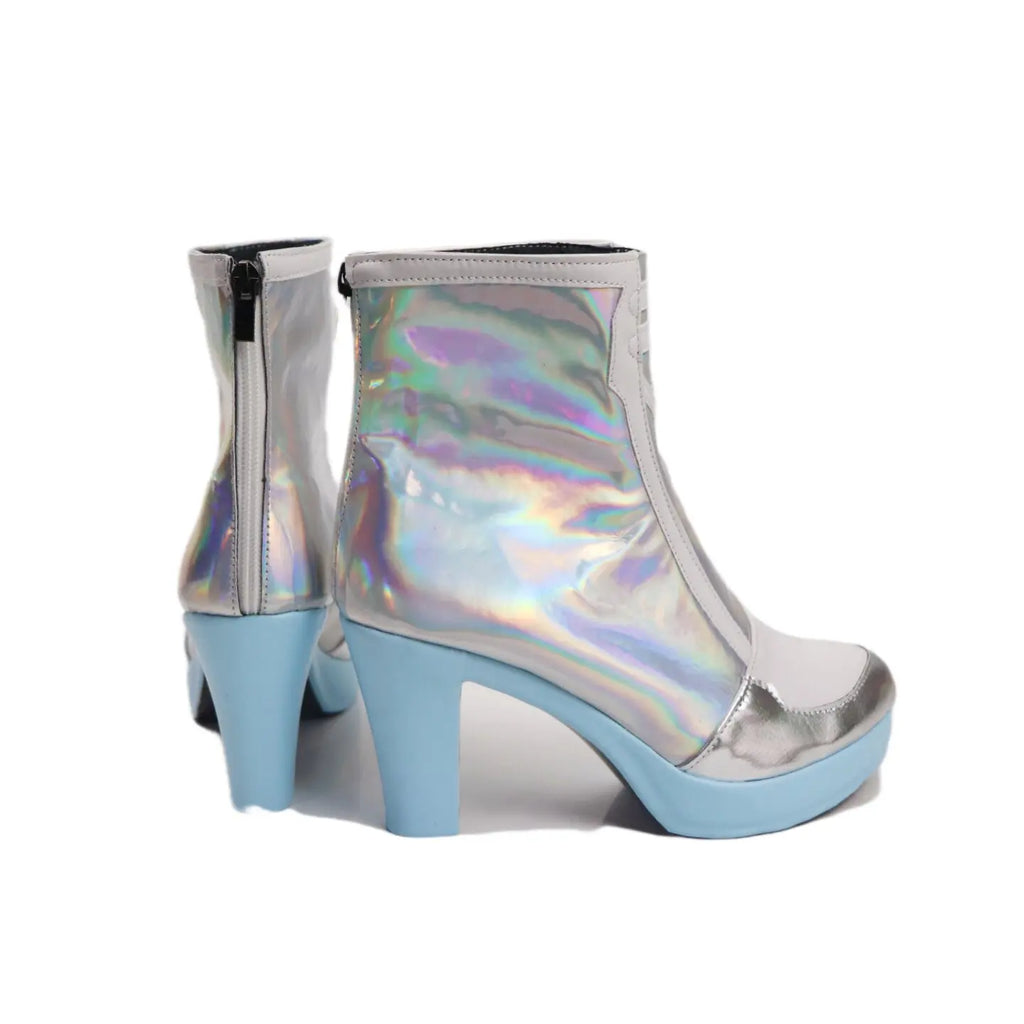 Overwatch 2 X LE SSERAFIM FEARLESS Ashe Cosplay Boots High Heel Shoes
