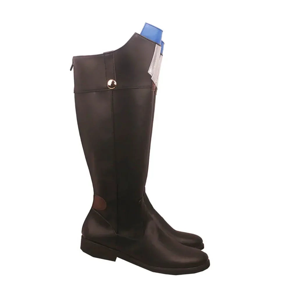 Honkai Star Rail Gepard Cosplay Boots Black Shoes