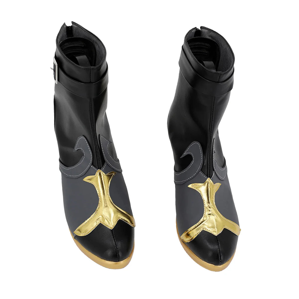 Genshin Impact Neuvillette Cosplay Shoes High Heel Boots