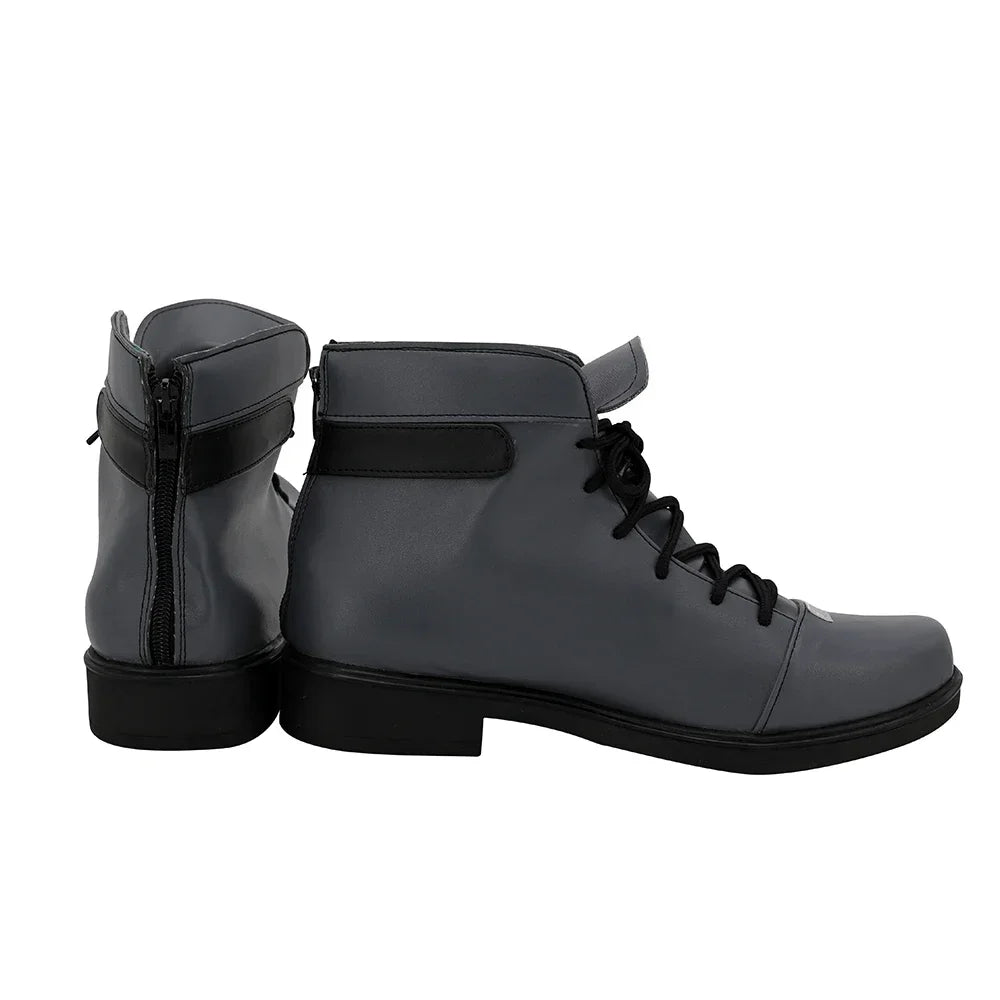 Arknights Liskarm Cosplay Boots Grey Shoes Custom Made