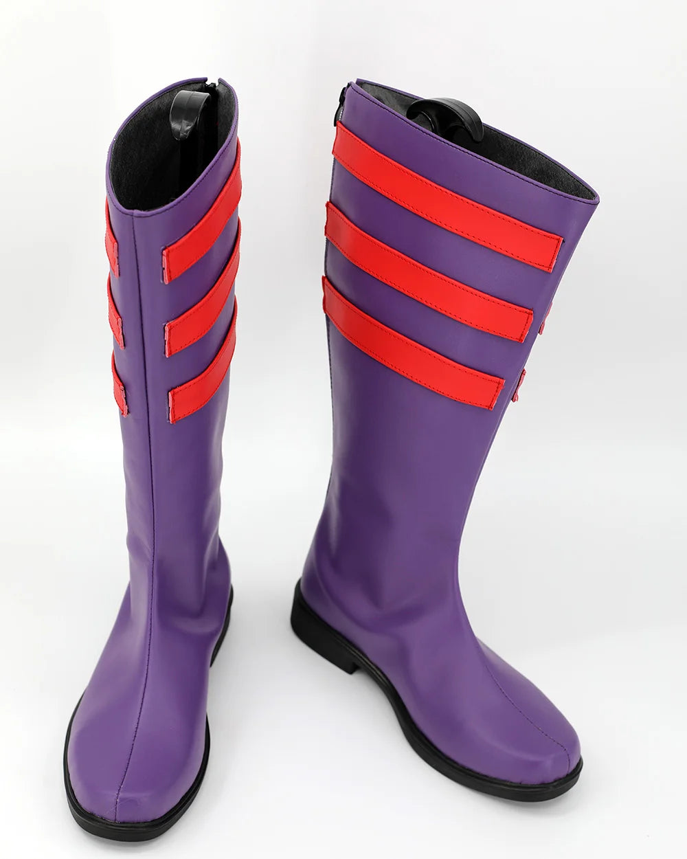 X-Men Magneto Max Eisenhardt Cosplay Shoes Cutomized Purple Boots