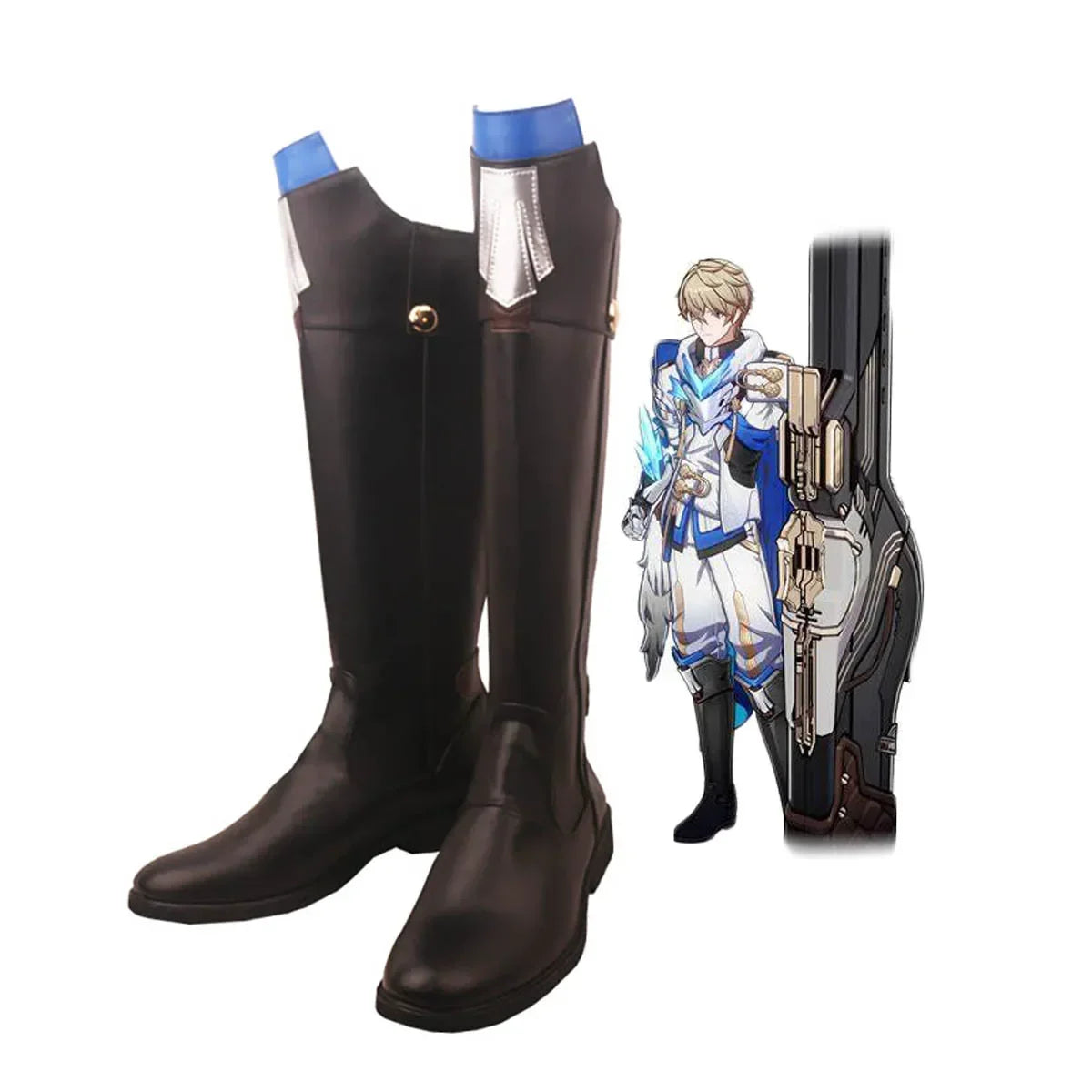 Honkai Star Rail Gepard Cosplay Boots Black Shoes