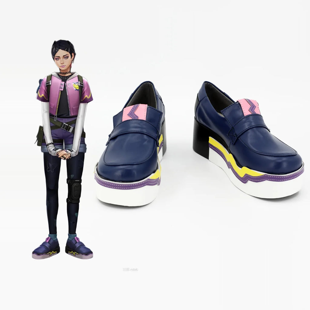 Valorant Hero Clove Cosplay Shoes Custom Made Boots Any Size