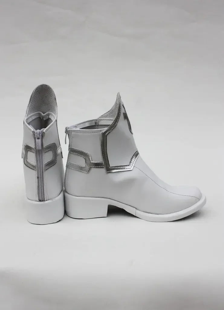 SAO Sword Art Online Asuna Yuuki Cosplay Shoes White Boots