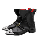 Final Fantasy14 Black Mage Lv80 Cosplay Boots Black Shoes Custom Made