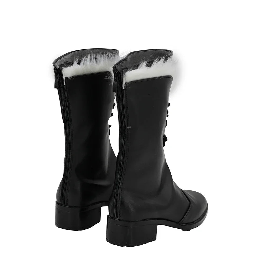 Arknights Pramanix Cosplay Boots Black Shoes Custom Made