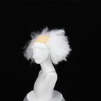 Albert Einstein Wig & Beard Set Grey White Frizzy Costume Hair | MiDicosplay