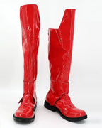Bottes de cosplay de la Garde Prétorienne de Star Wars : Les Derniers Jedi, pointure personnalisée, chaussures rouges faites à la main 