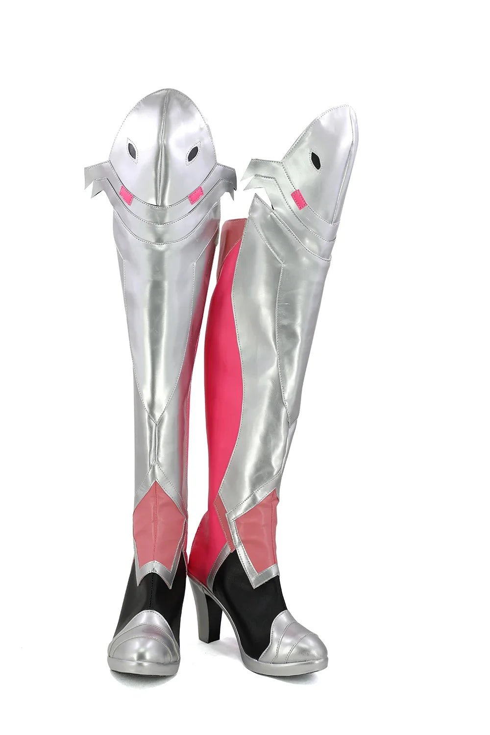 Overwatch OW Mercy Angela Ziegler Cosplay Boots Pink Skin Shoes Custom Made