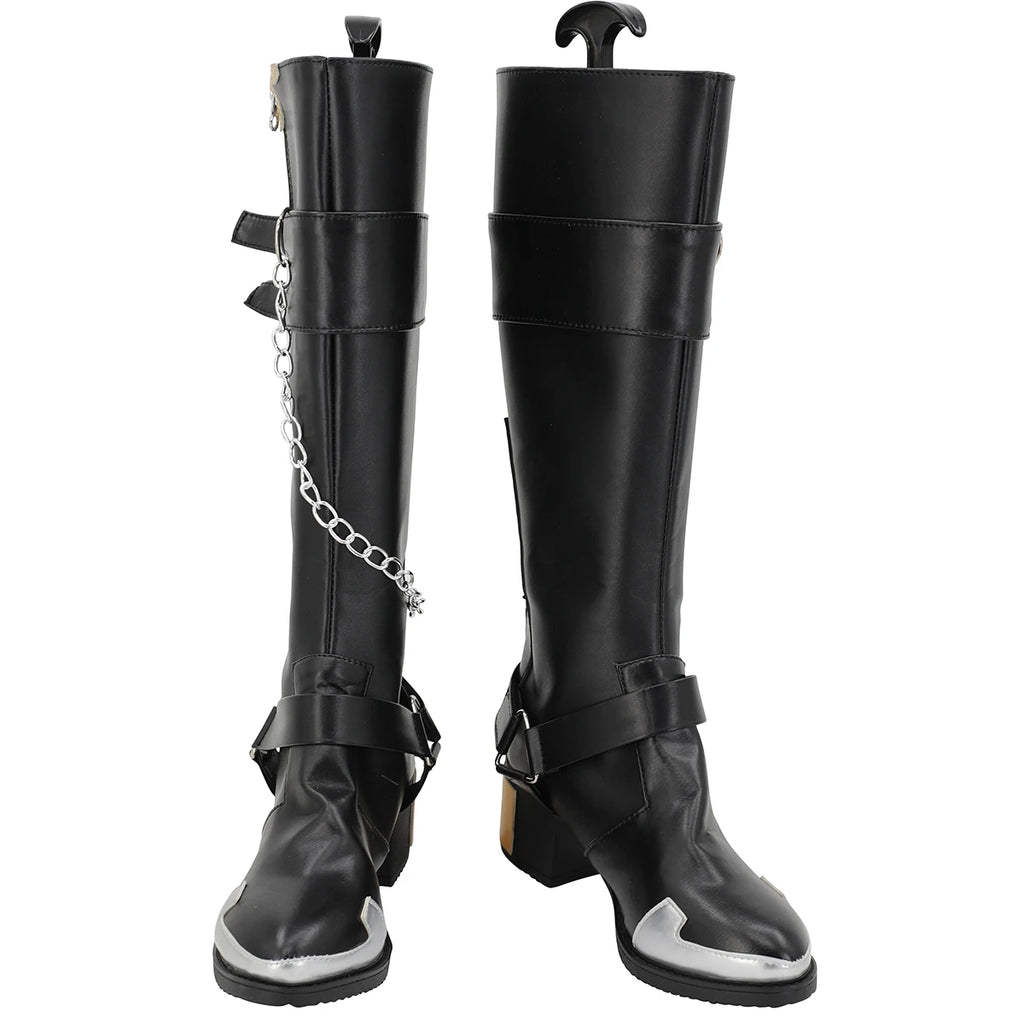 Chaussures de cosplay d'Ashe d'Overwatch 2, bottes de cowgirl western, fabriquées sur mesure, toutes tailles