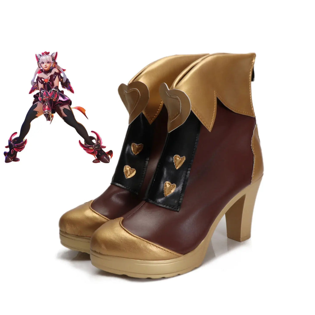 Overwatch Juno Cosplay Shoes High Heel Boots