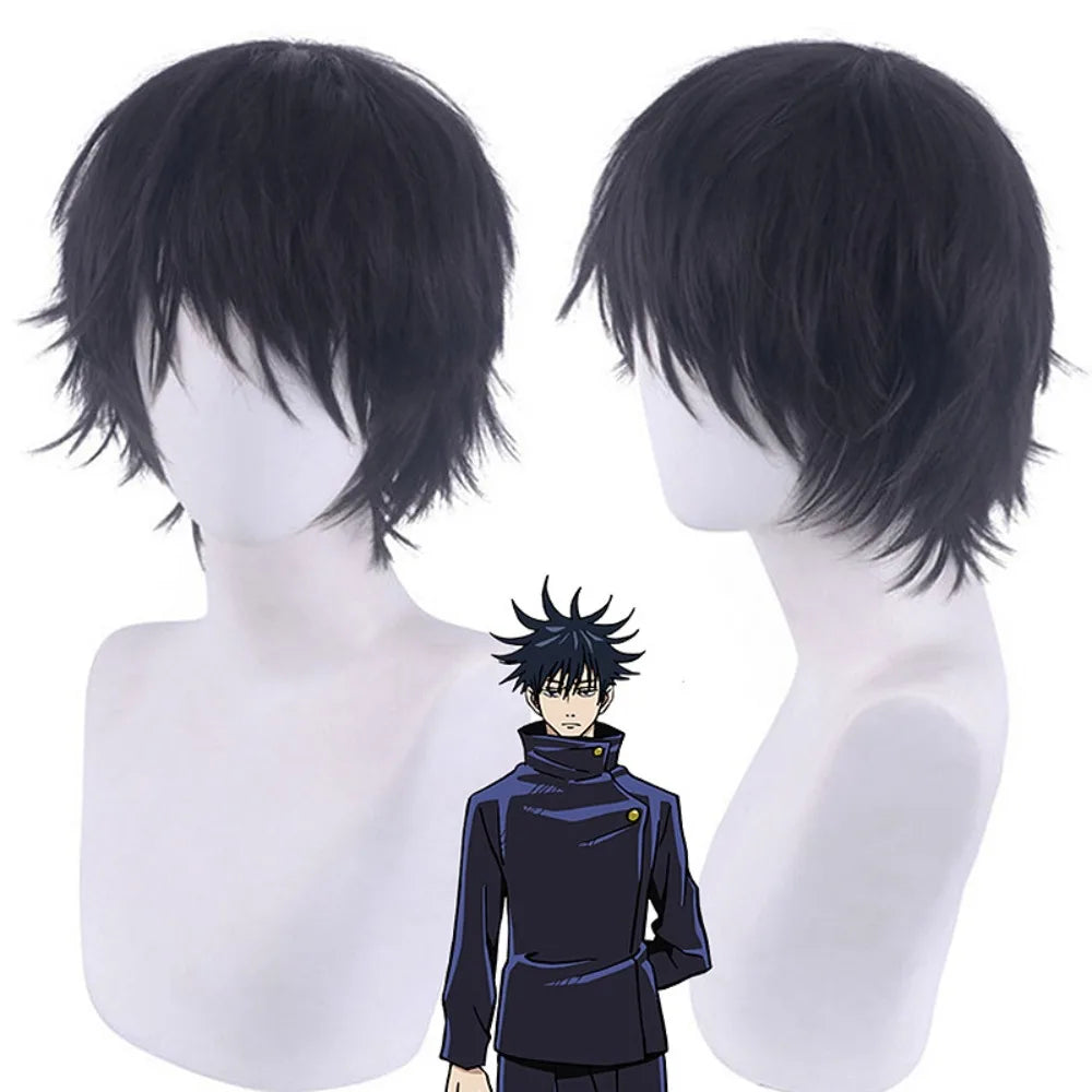 Jujutsu Kaisen Cosplay Wig Set For Yuji Itadori Megumi Fushiguro Toge Inumaki Suguru Geto Gojo Satoru