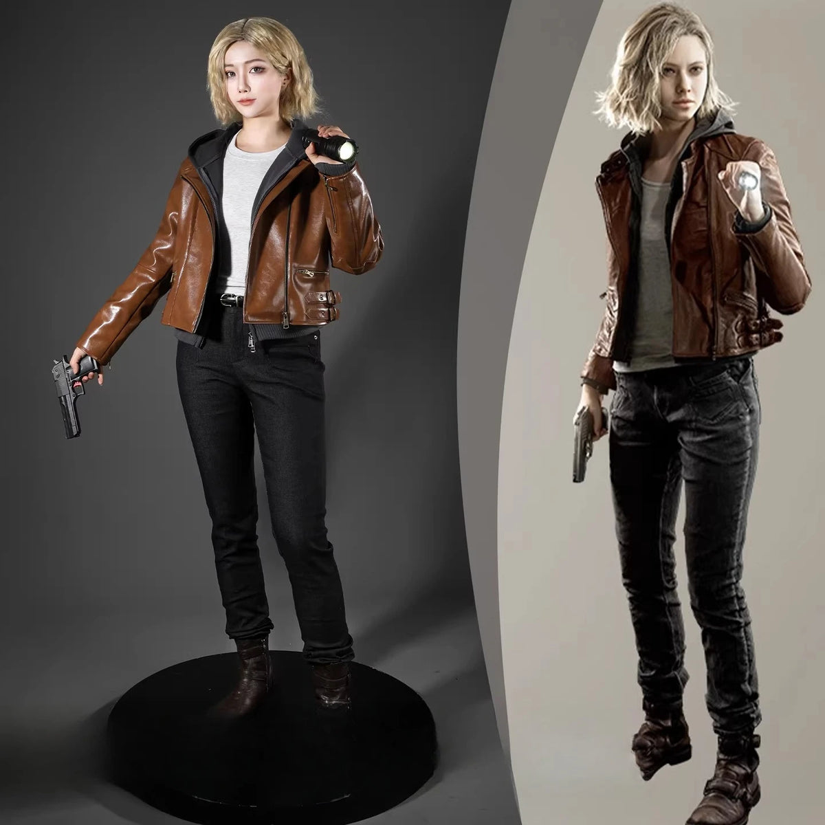Resident Evil 9 Requiem Grace Ashcroft Cosplay Costume Outfit Shoes Full Set