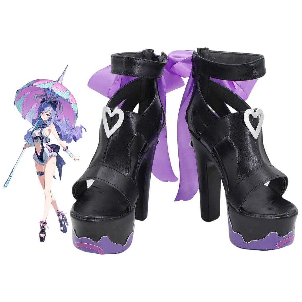Zenless Zone Zero Vivian Cosplay Boots High Heel Shoes