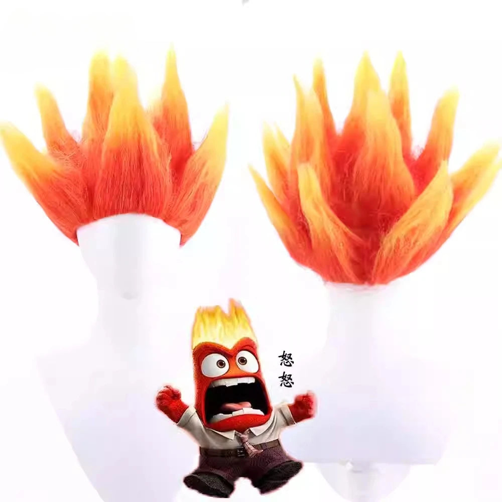 Inside Out Cosplay Wig Full Set for Disgust Sadness Joy Fear Anger Anxiety All Characters Hair