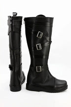 Danganronpa Kiyotaka Ishimaru Cosplay Boots Custom Made Black Shoes