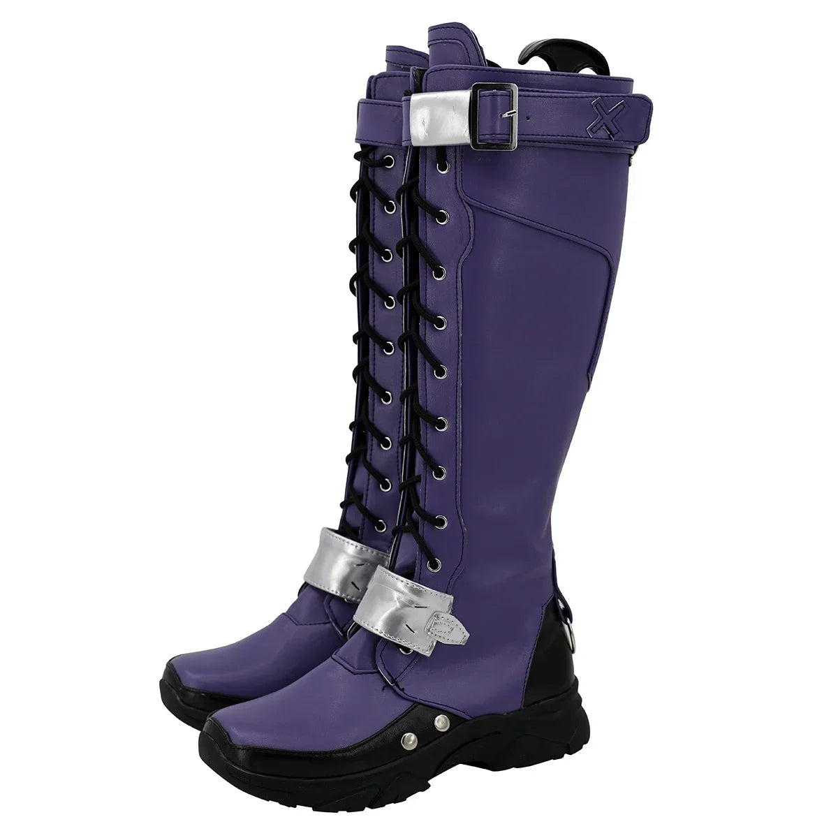 Overwatch Kiriko Cosplay Boots Purple Shoes Custom Made