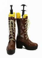 Persona5 Anne Takamaki Cosplay Boots Brown Shoes