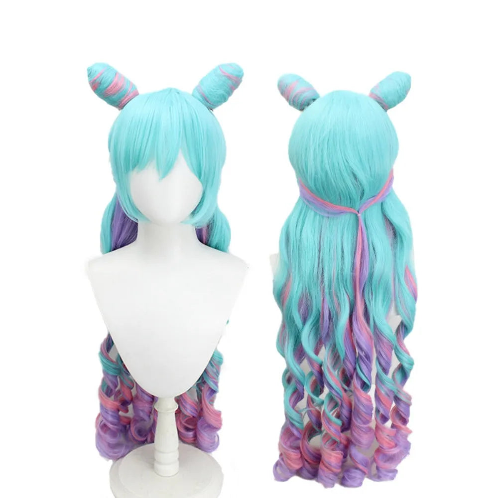 Fire Emblem Rosado Cosplay Wig Engage Small Curls Hair