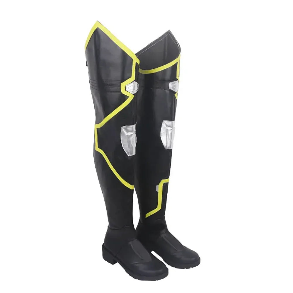 Valorant Viper Cosplay Boots Over Knee Shoes Custom Made