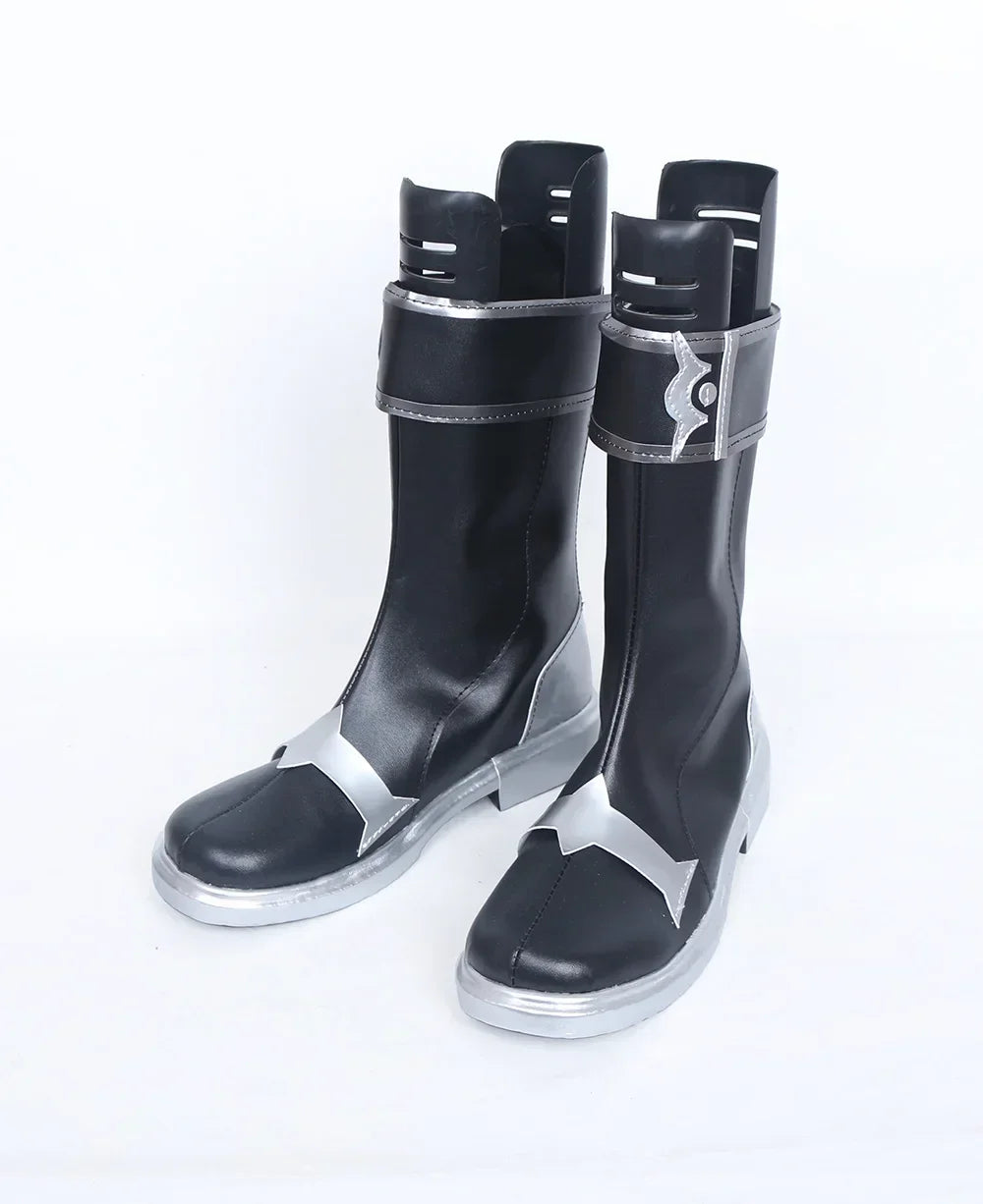 Sword Art Online Kirito Cosplay Boots SAO Hollow Realization Black Shoes