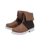 Arknights Fang Cosplay Boots Brown Shoes