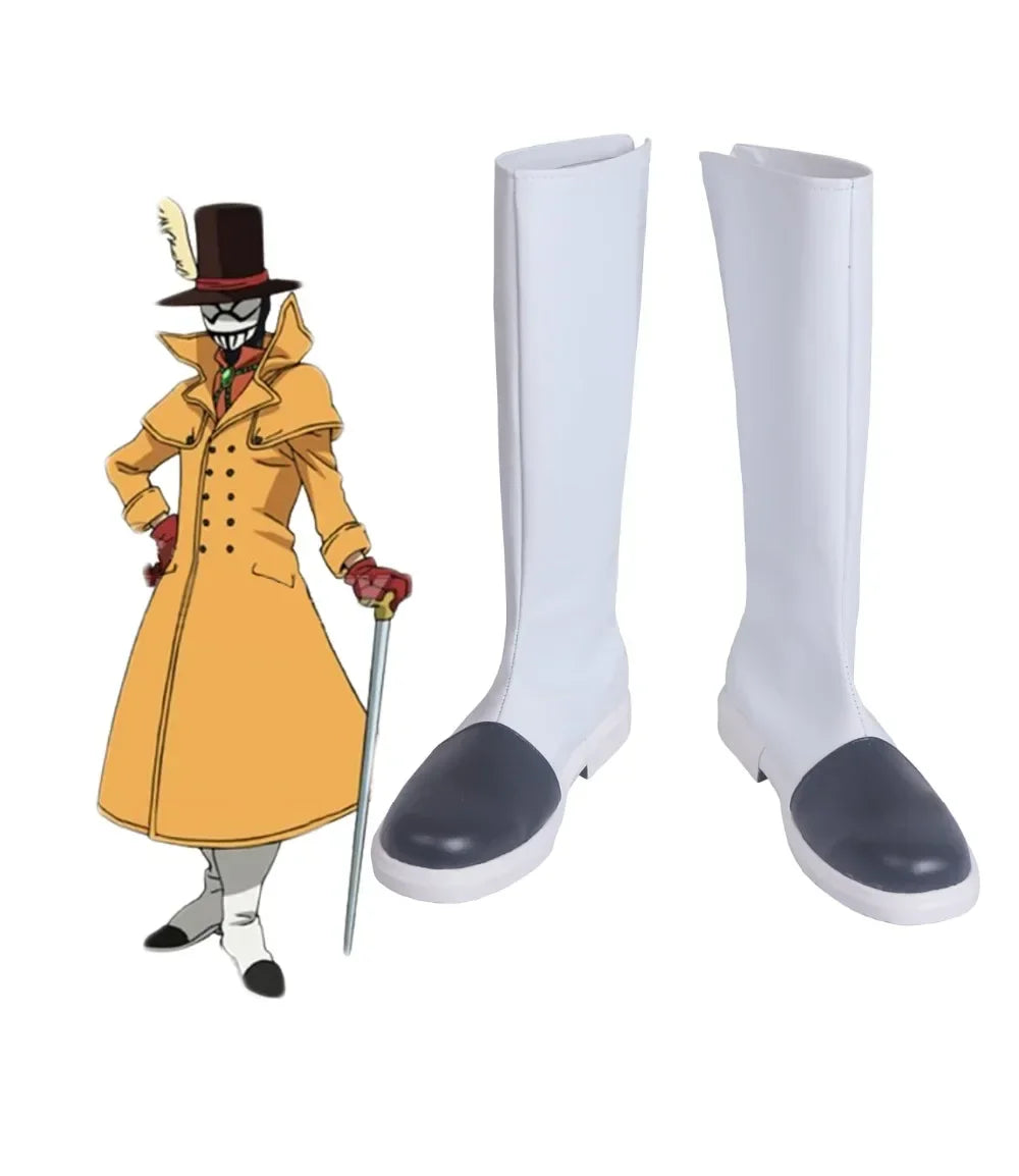 My Hero Academia Mr. Compress Atsuhiro Sako Cosplay Boots Black Shoes