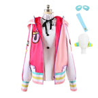 One Piece Uta Cosplay Costume Full Set, Outfit Wig Prop
