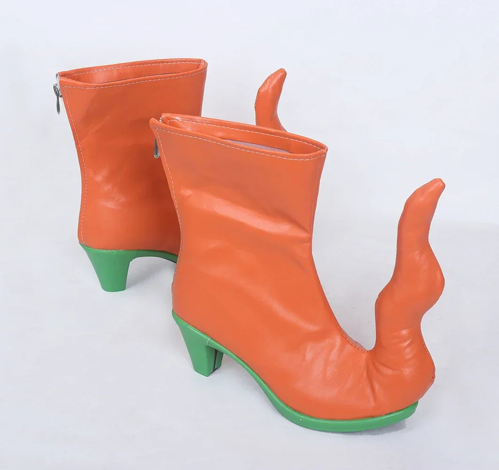 Fate Grand Order Elizabeth Bathory Cosplay Boots Orange Shoes