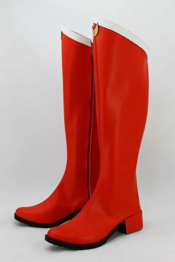 Sailor Moon Usagi Tsukino Cosplay Boots Red Shoes