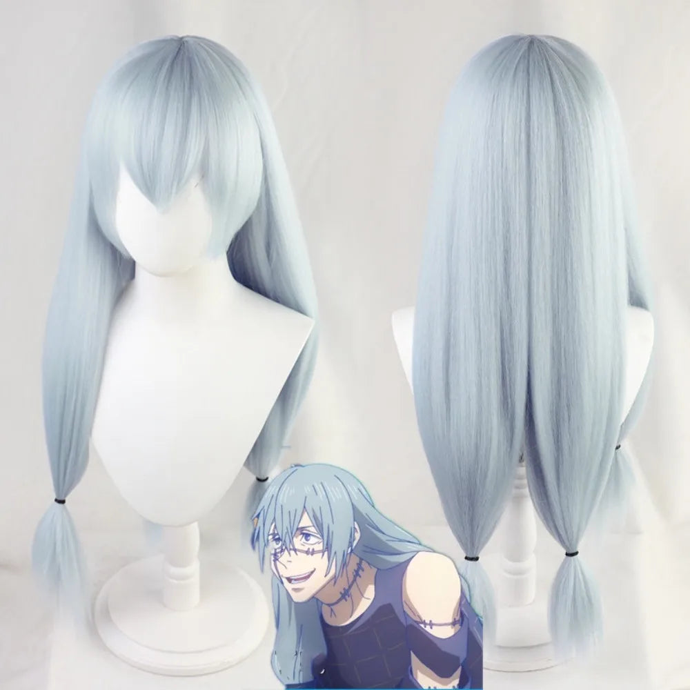Jujutsu Kaisen Mahito Cosplay Wig Fluffy Yak Silk Hair