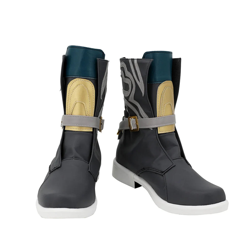 Chaussures de cosplay Honkai Star Rail Dan Heng, bottes en cuir sur mesure, toutes tailles
